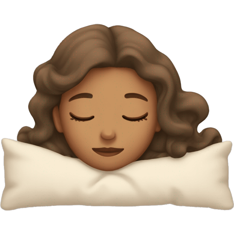 Girl sleeping emoji