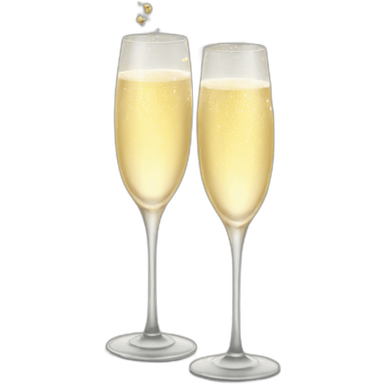 Champagne Glasses Cheers christmas emoji