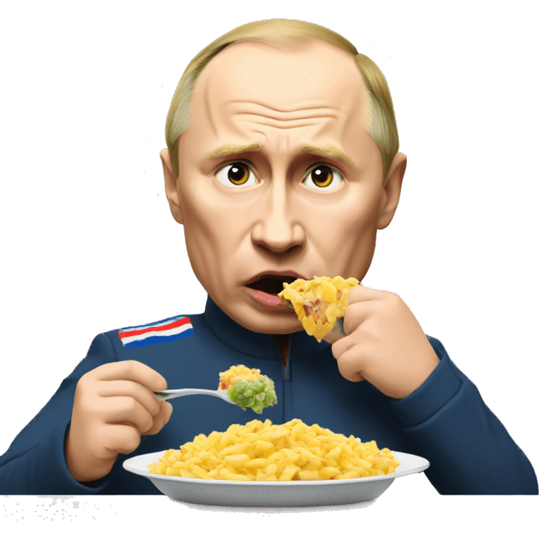 putin eating emoji