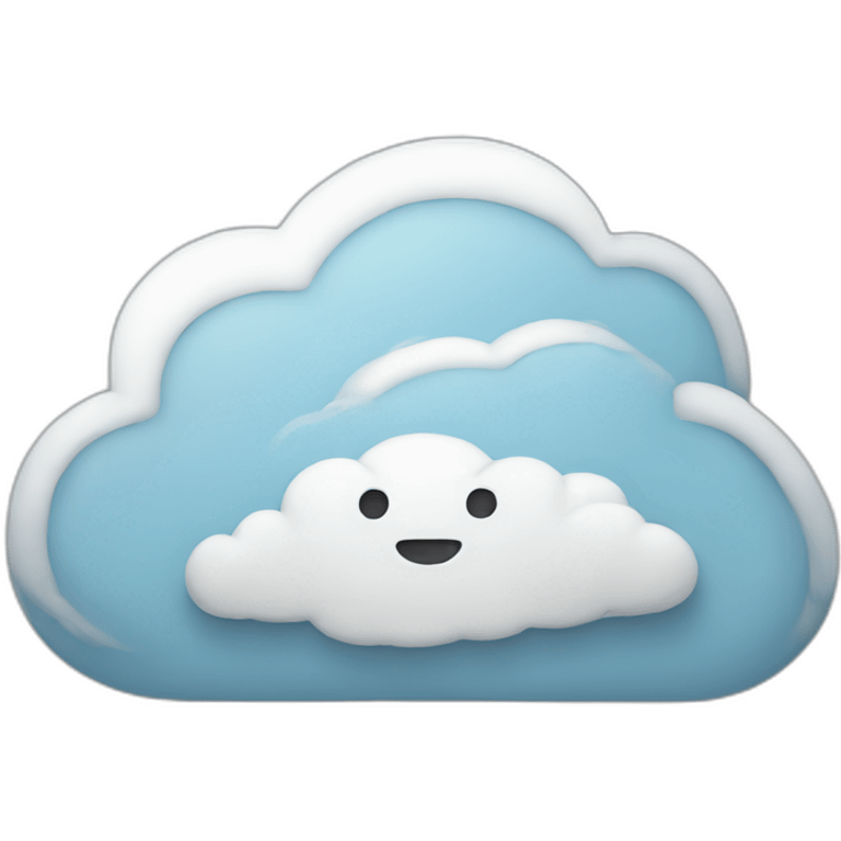 Think cloud emoji