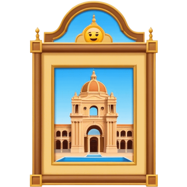 Cinematic Realistic Plaza de España Emoji  emoji