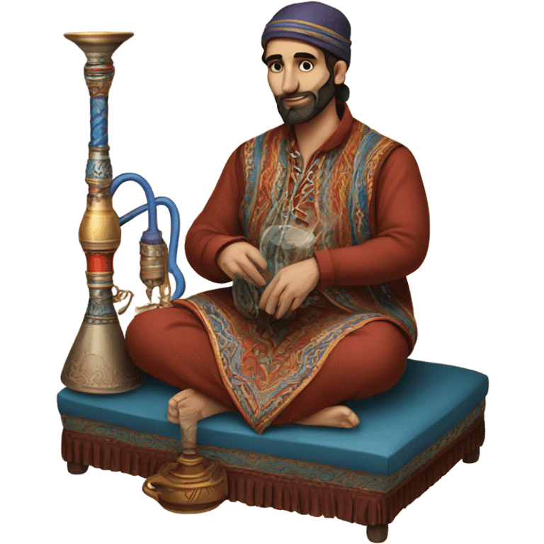 Armenian smoking hookah emoji