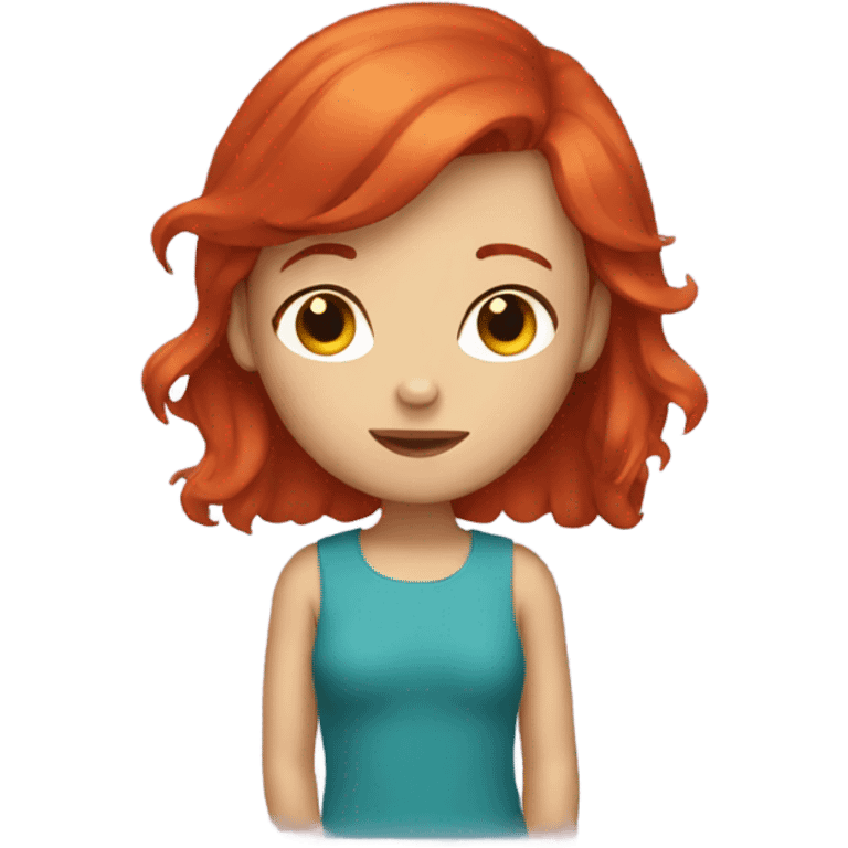 red hair girl emoji