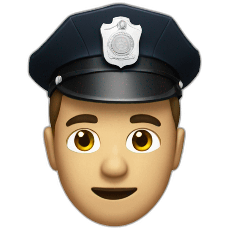 Police qui menotte un noir emoji