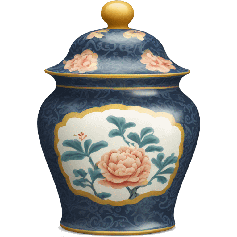 Chinoiserie vintage pot emoji