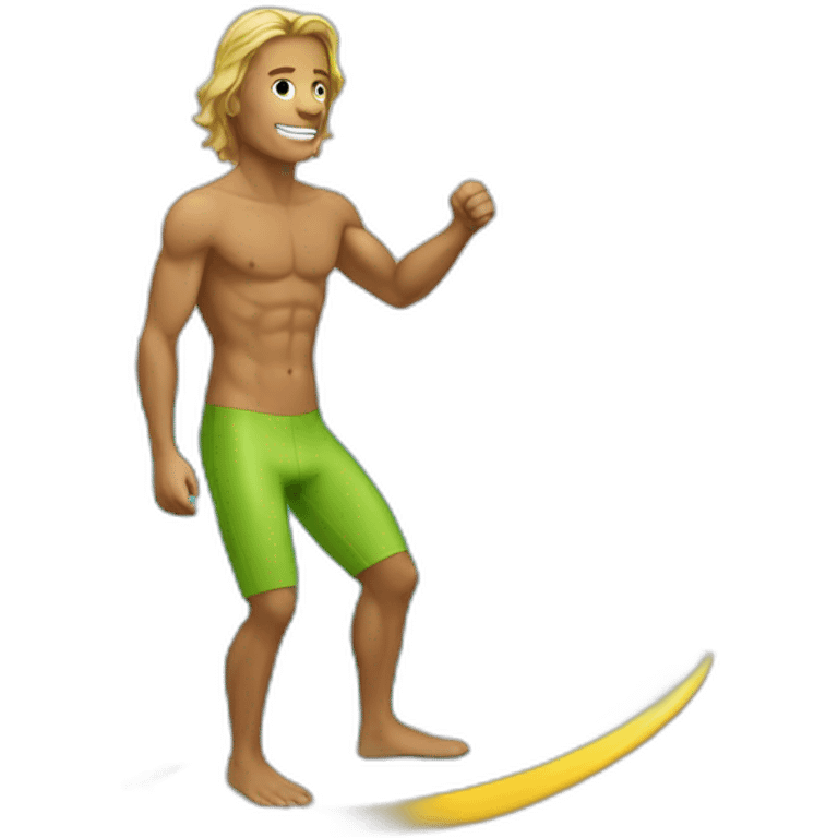 a surfer emoji