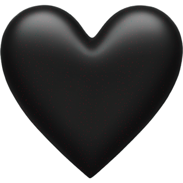 Black heart  emoji