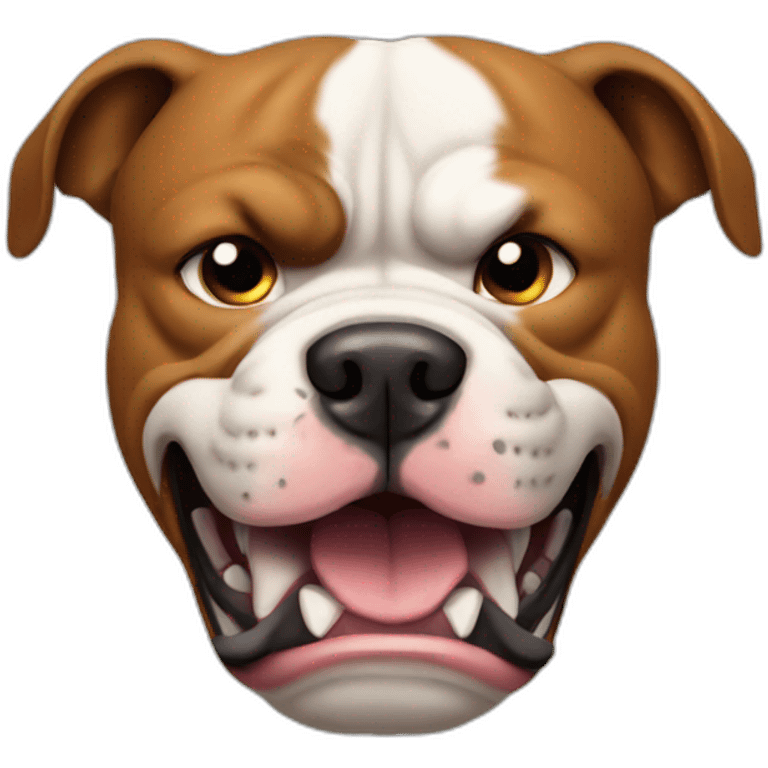 angry pitbull emoji