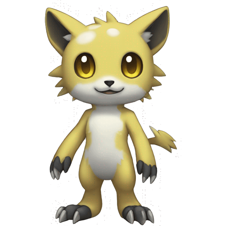 cute kawaii cool edgy Digimon-Fakemon-animal full body emoji