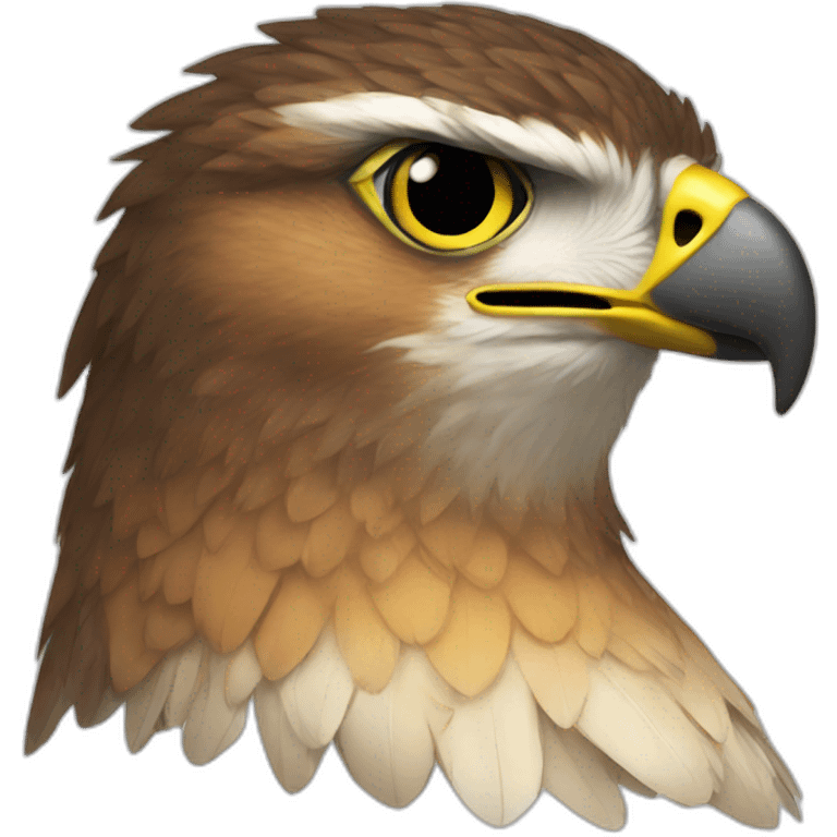 lady hawk emoji