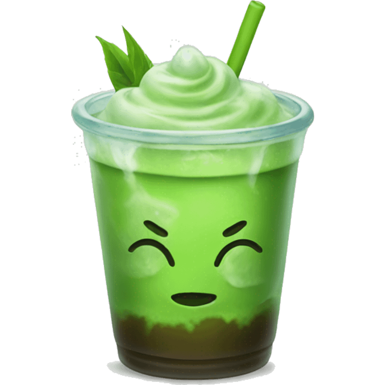 iced matcha emoji