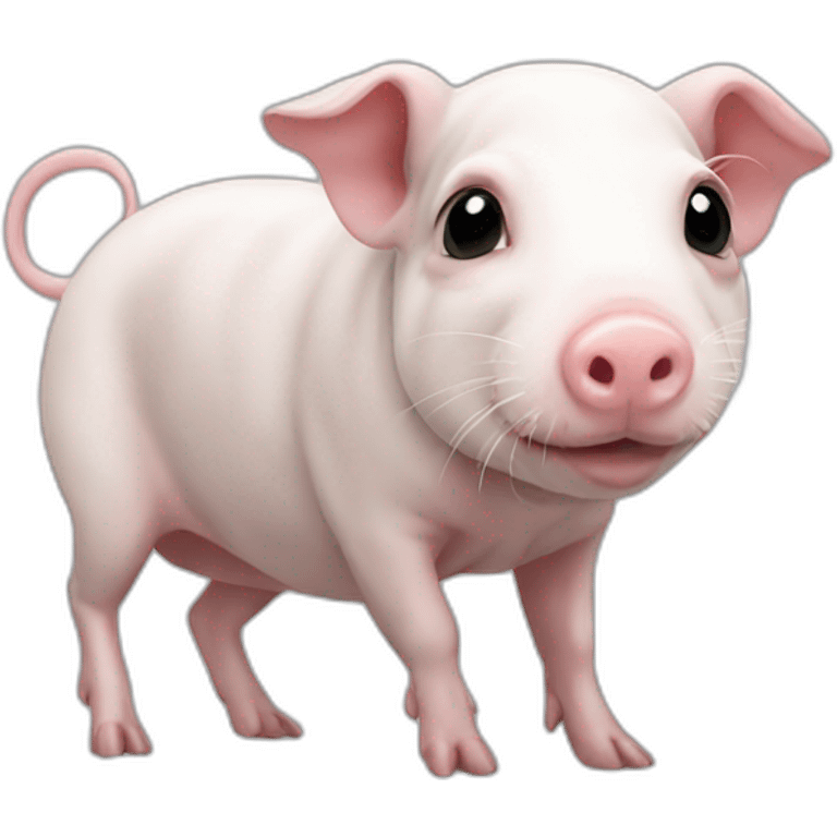 Skinny pig emoji