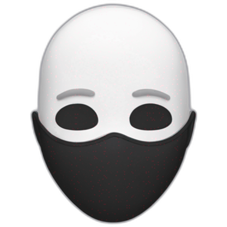 tobi avec masque blanc emoji