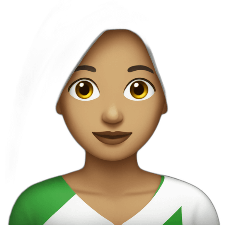 algeria as a woman emoji