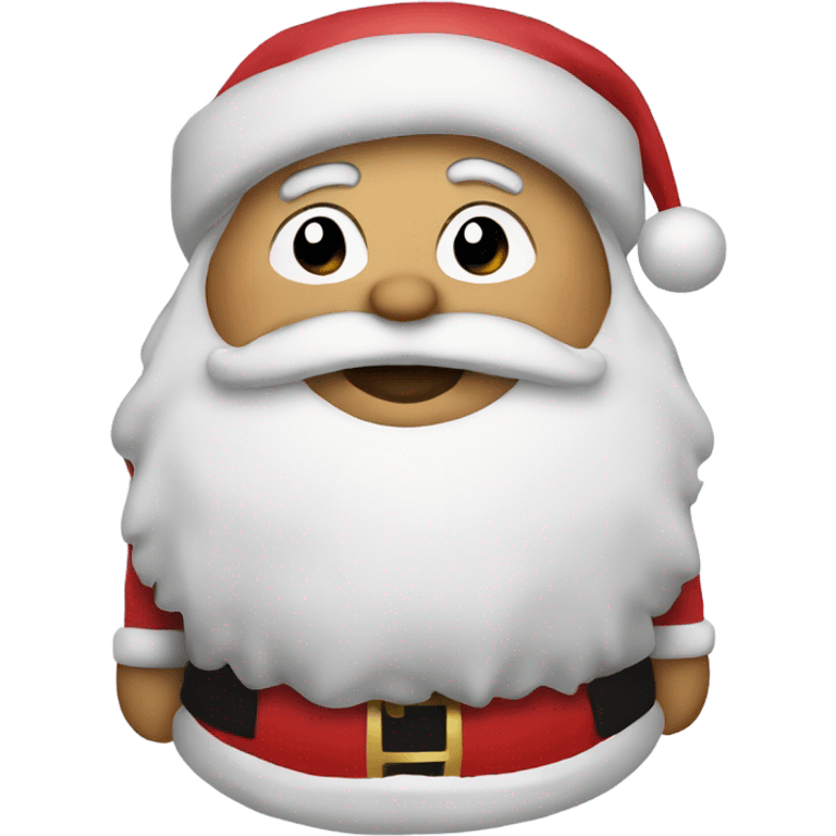 santa fat hairy belly emoji