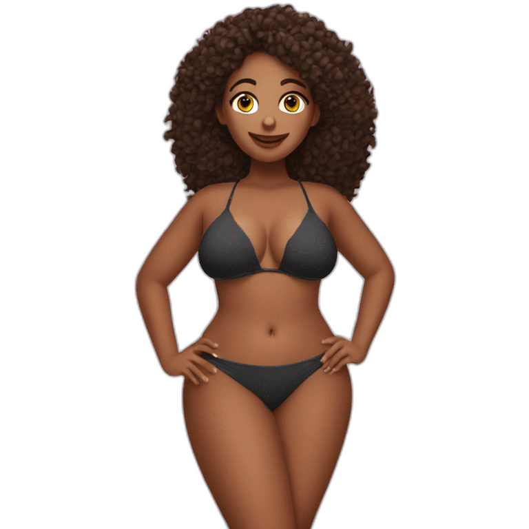 bikini women curvy emoji