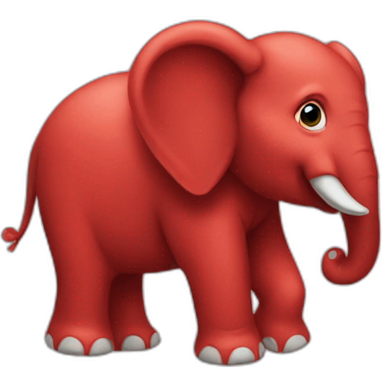 red-elephant emoji