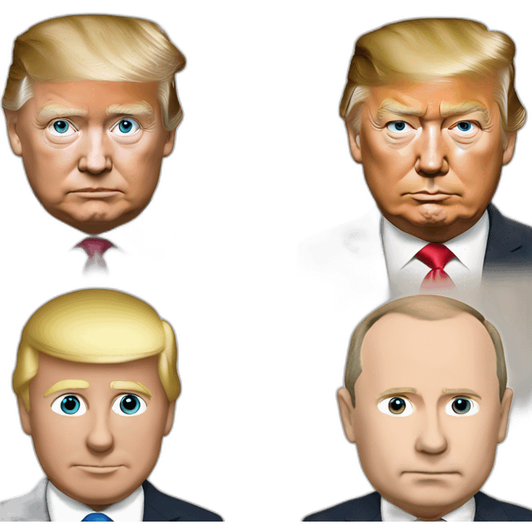 putin and trump emoji