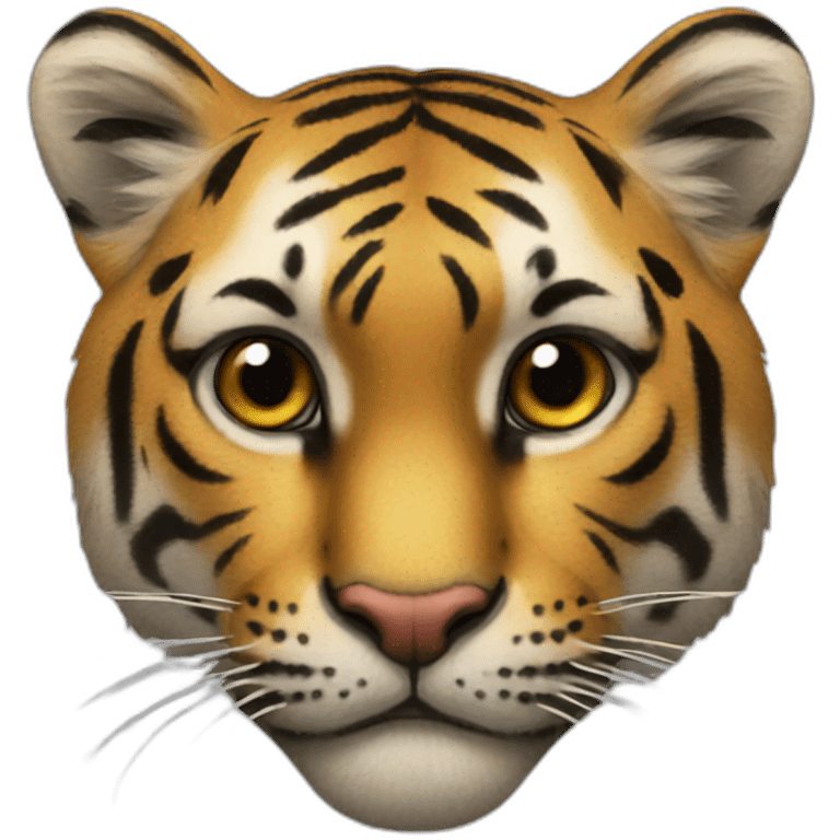 Tiger Leopard Heart emoji