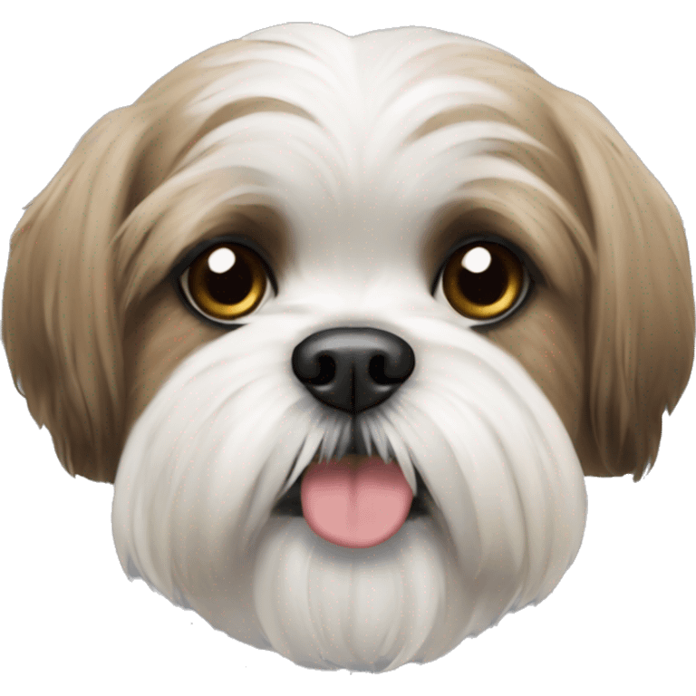 Shihtzu cross shnauzer emoji