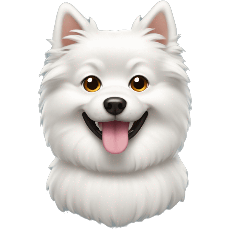 cute spitz dog emoji