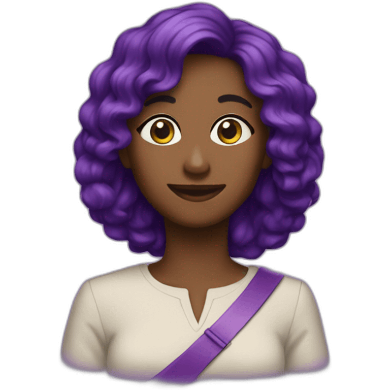 world color purple emoji