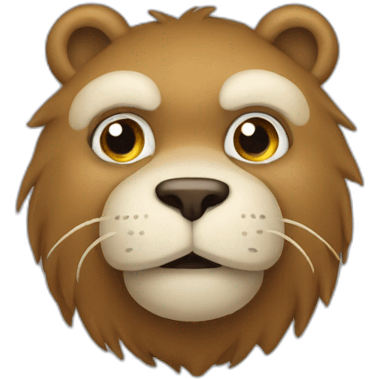 Chat sur singe emoji