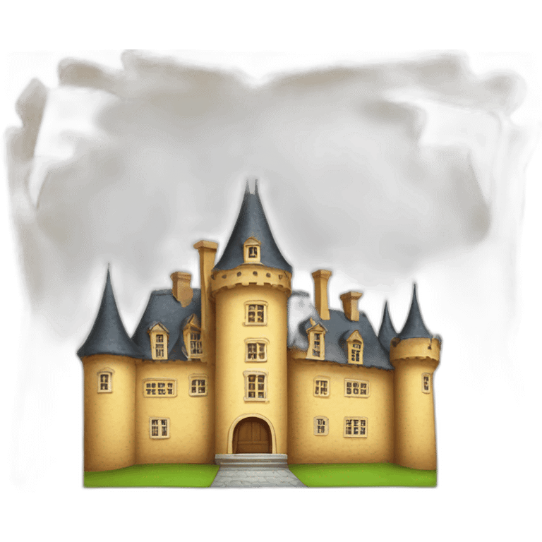 Château en forme de gâteau emoji