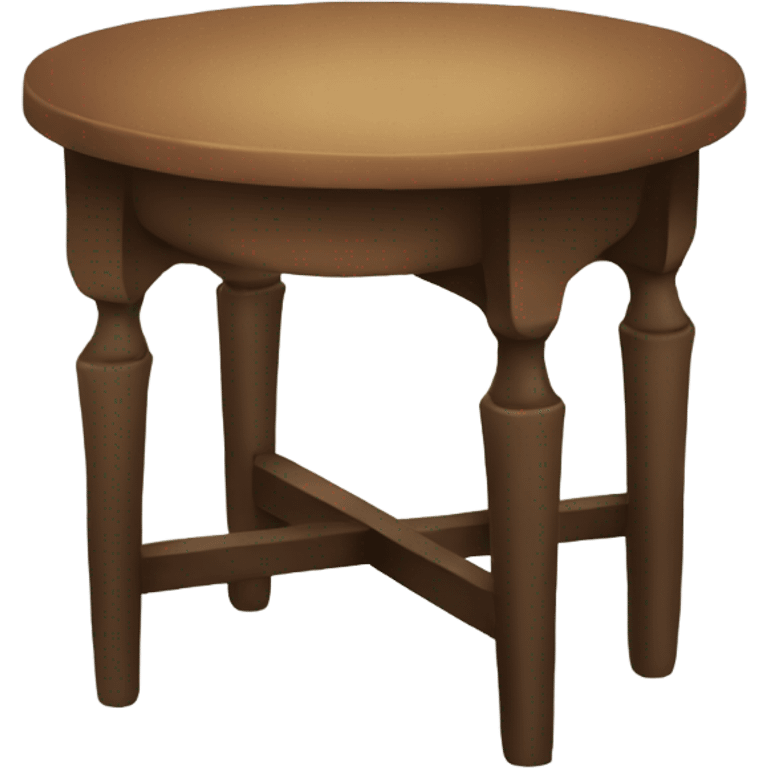 Cozy coffee side table emoji