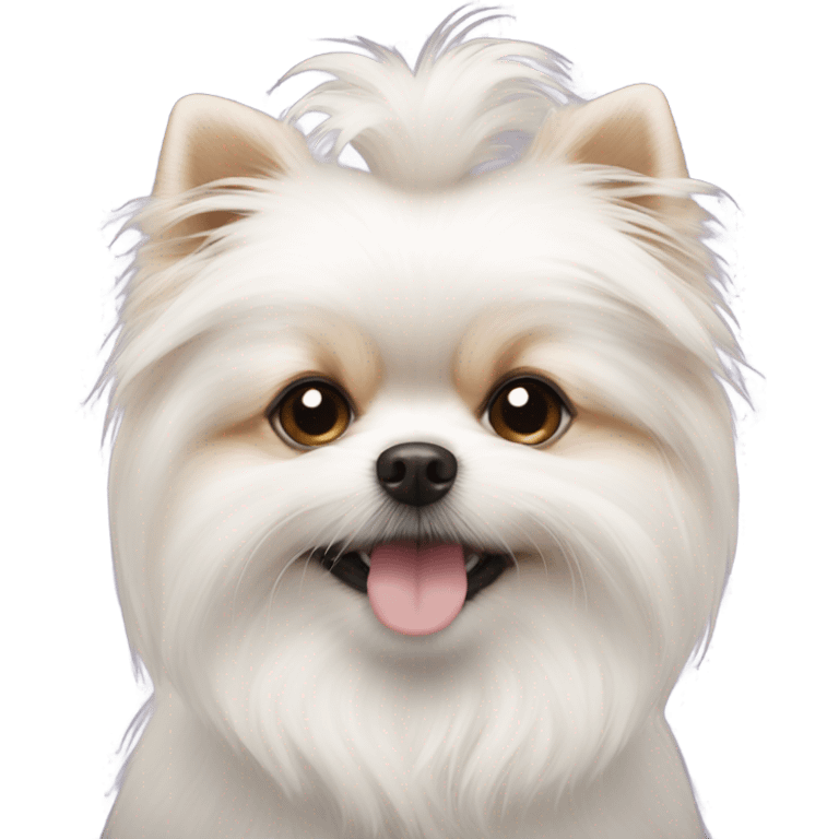 Maltese Pomeranian  emoji