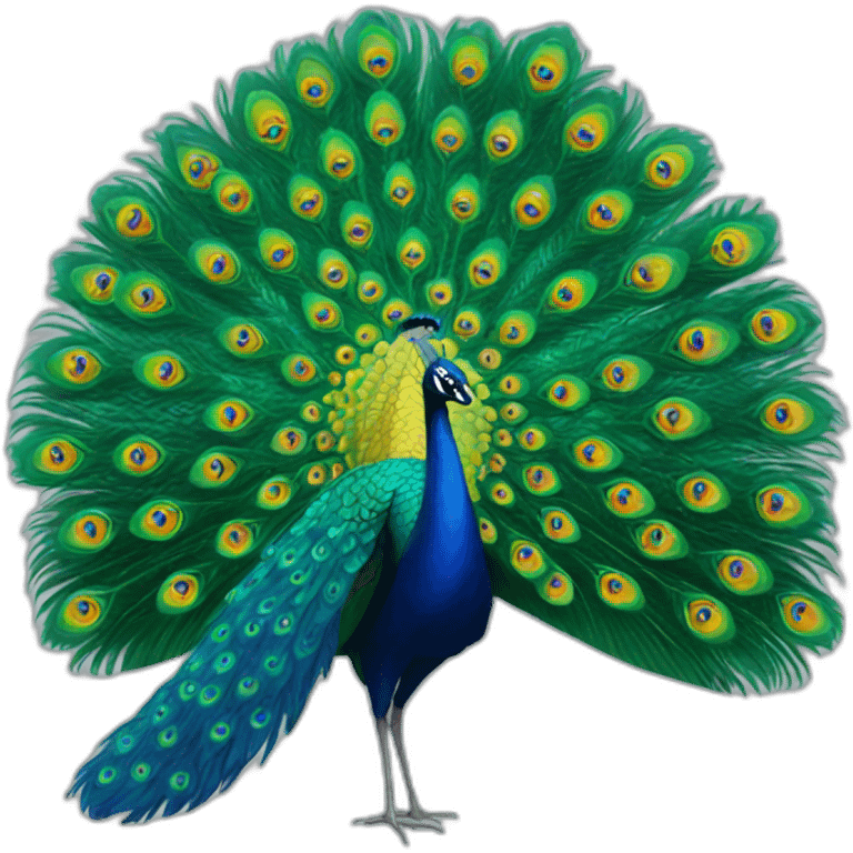 peacock emoji