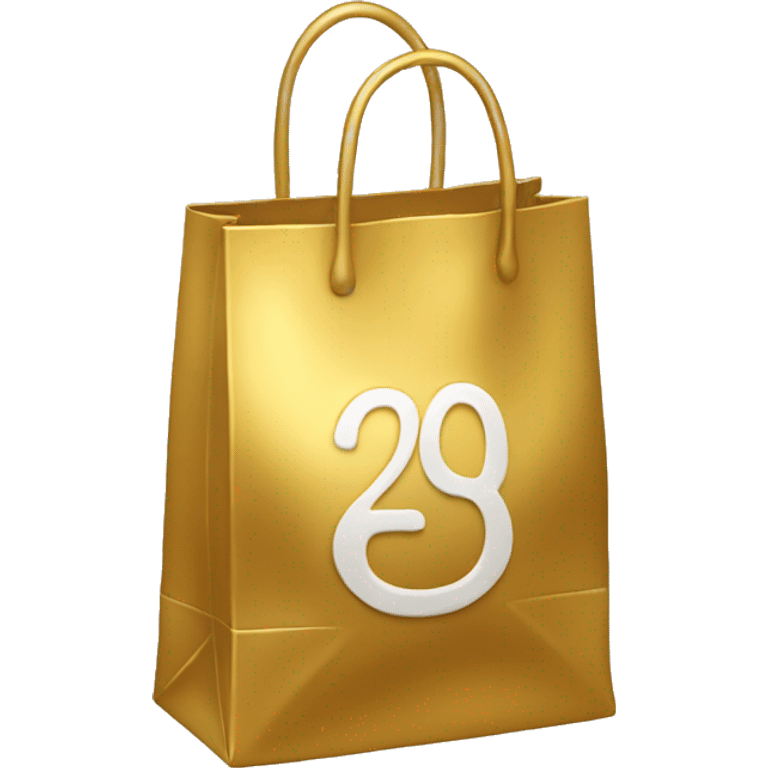  Gold shopping bag milestone emoji