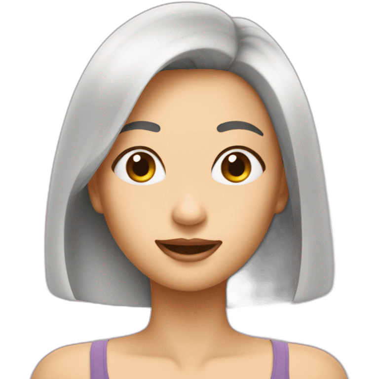 Woman hair removal emoji