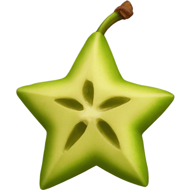 5 star fruit Carambola piece emoji