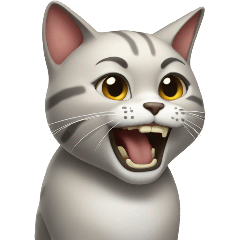 a cursing cat emoji