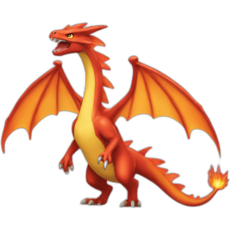 Dracaufeu pokémon emoji