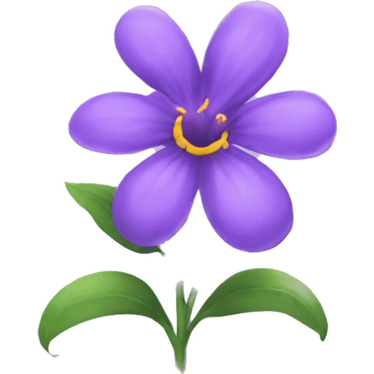 Purple flower emoji