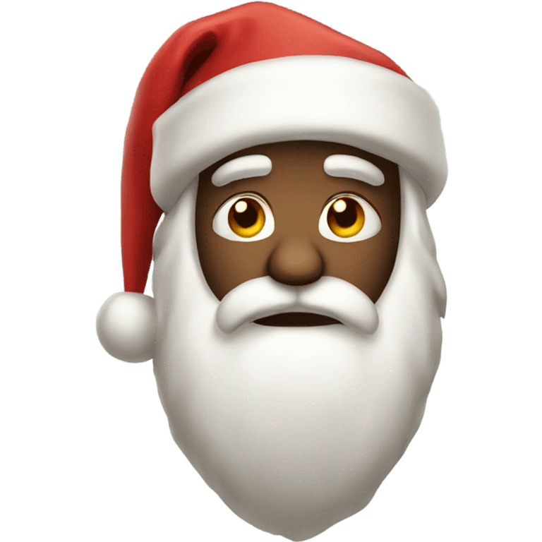 disappointed santa  emoji