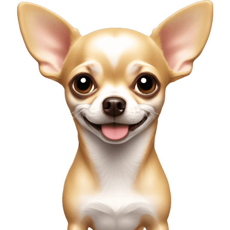 Apple headed Chihuahua ￼ emoji