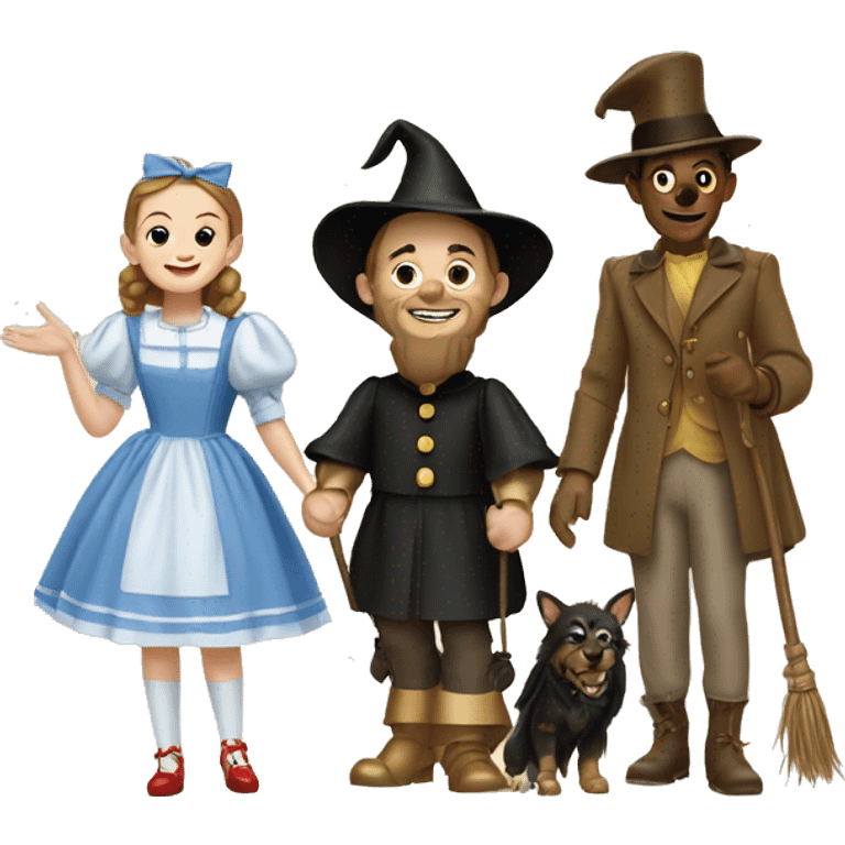 The wizard of oz characters emoji