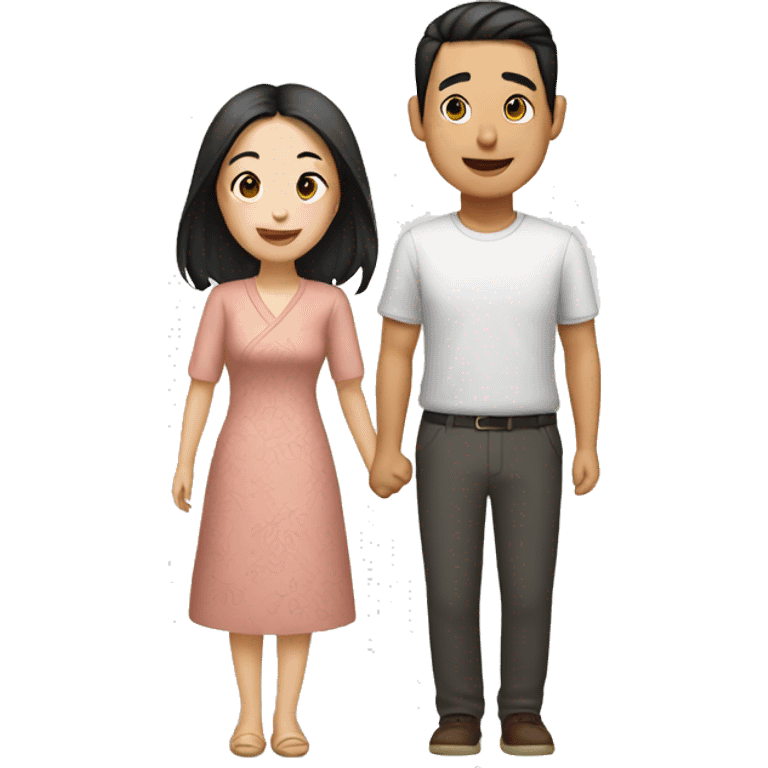 Asian couple emoji