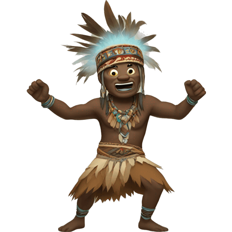 Shaman dancing emoji