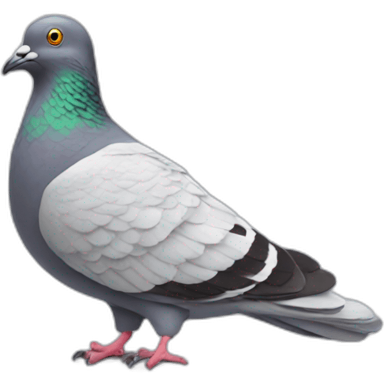 pigeon in sneakers emoji