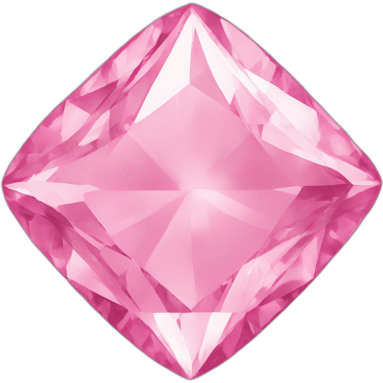 Pink diamond emoji