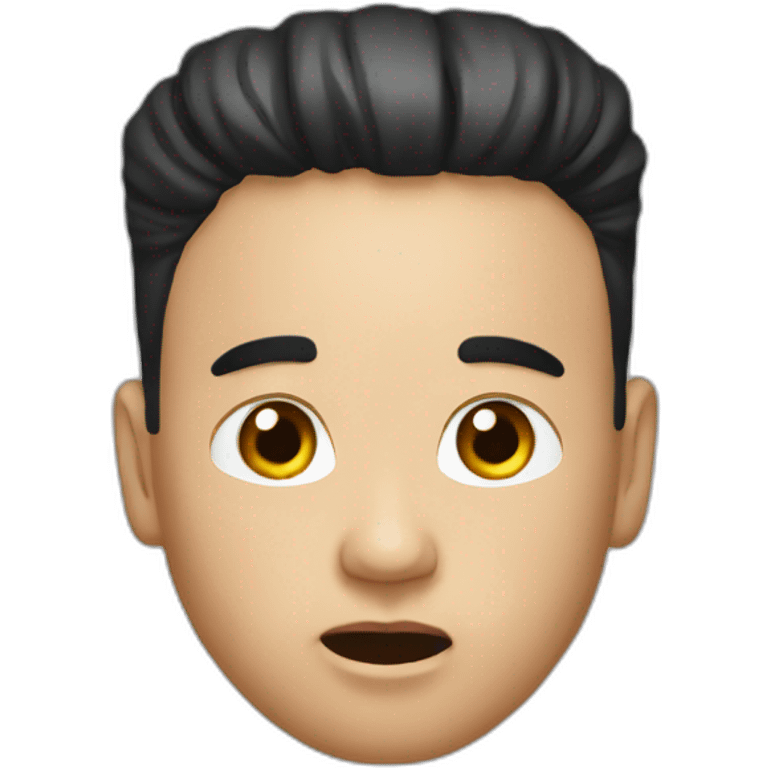 Kim Jong with a bang emoji