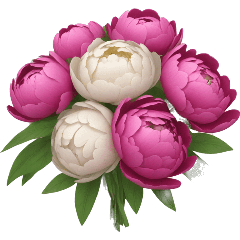 peony bouquet emoji