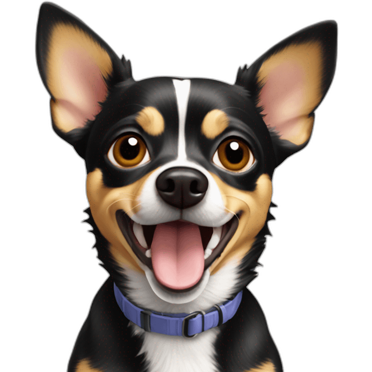 chihuahua rat terrier mix running emoji