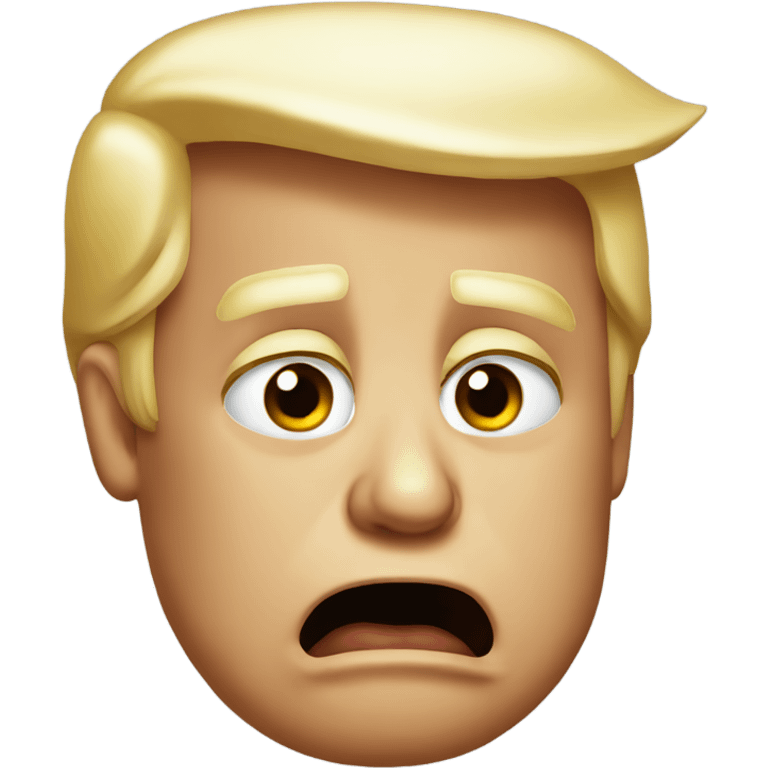 Donald trump crying  emoji