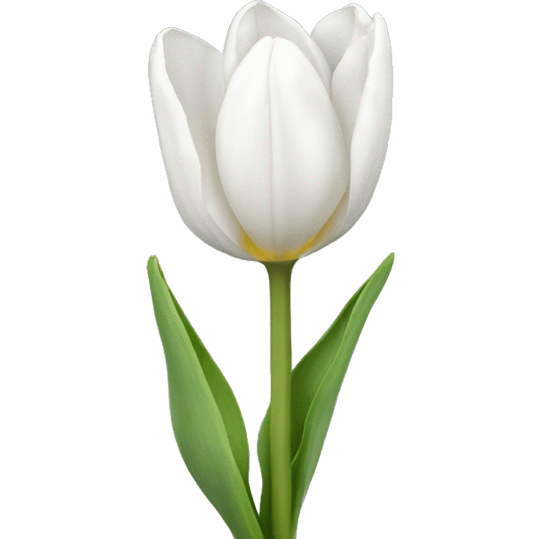 white tulip emoji