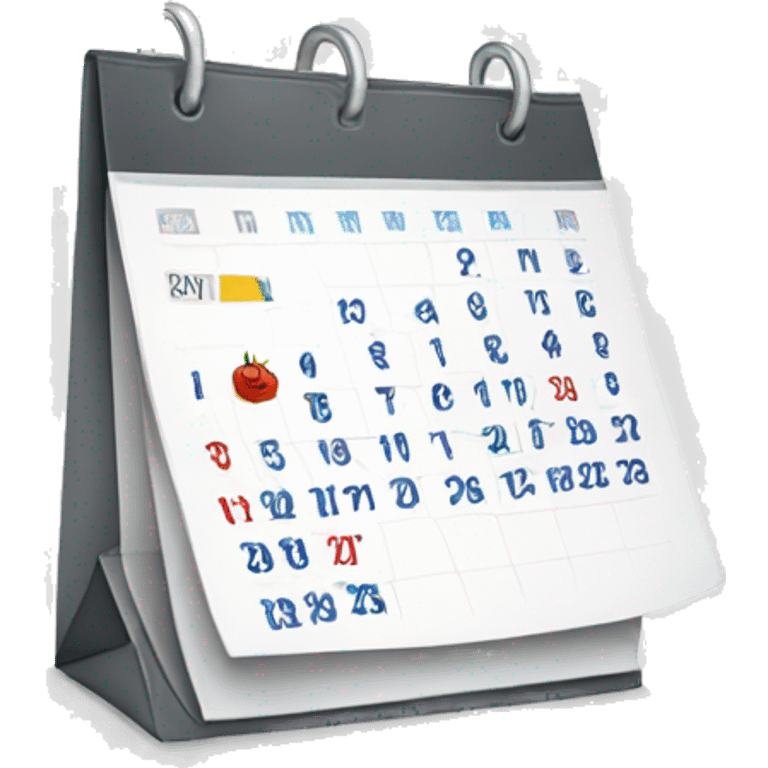 calendar emoji